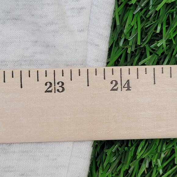 Vintage Wolf AOP Zip Hoodie Jacket Large 24x22 Baggy Gray - Picture 13 of 15